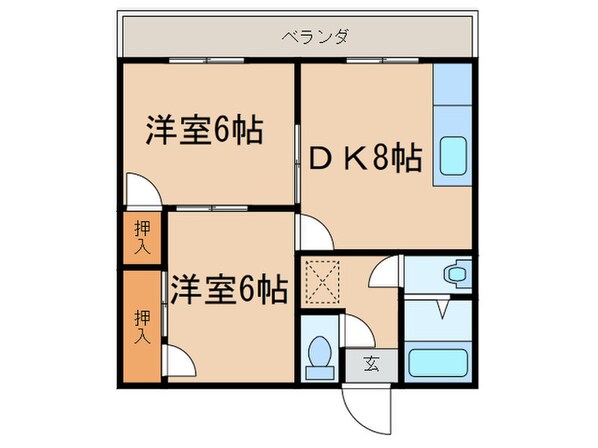 リーベンハイムの物件間取画像